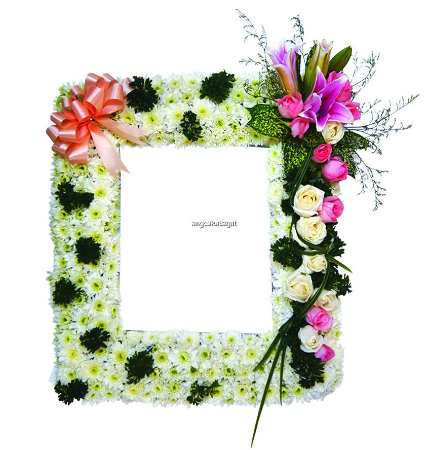 Funeral Floral Photo Frame